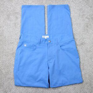 Peter Millar Pants Men 32x32 Blue EB66 Performance Golf Five-Pocket Straight Leg